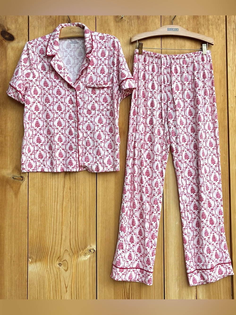 Shabby Chic Pajama Set Sz Small